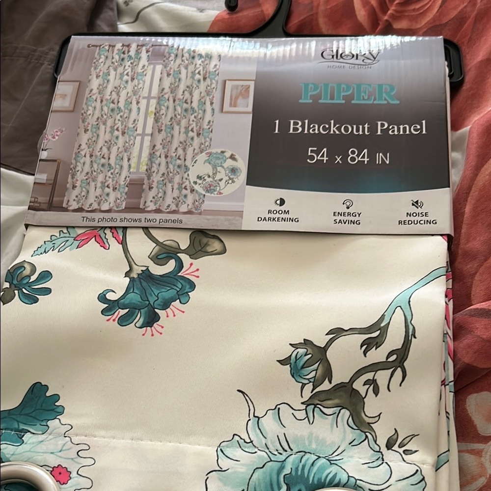 Ellery Piper Blackout Panel - Floral Design